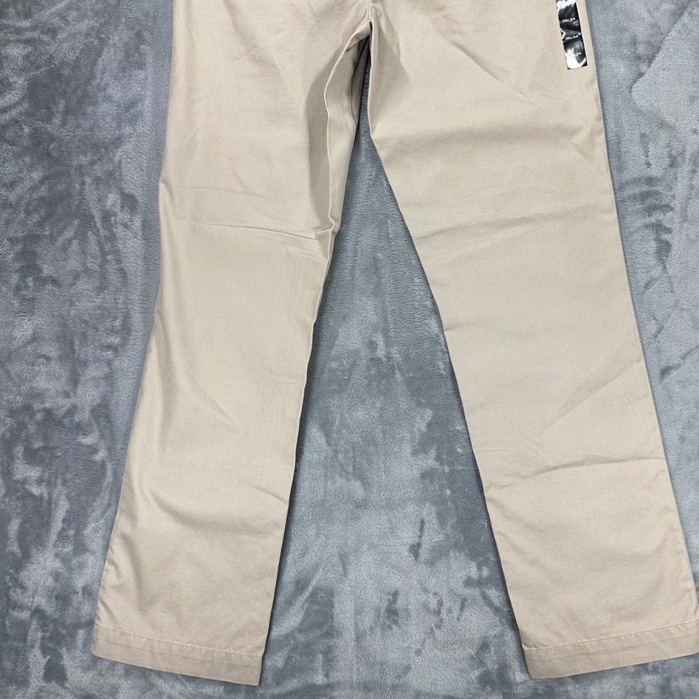 Banana Republic Aiden Chino Slim Fit Pants Mens 36x34 Tan Khaki Cotton New - Picture 14 of 14